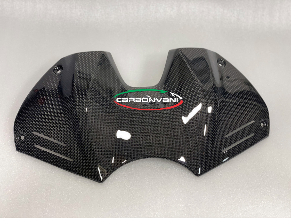 Carbonvani - Ducati Panigale V4 / S (22-24) Carbon Fiber Upper Tank Cover -DP Style Carbonvani - Ducati Panigale V4 / S (22-24) Carbon Fiber Upper Tank Cover -DP Style
